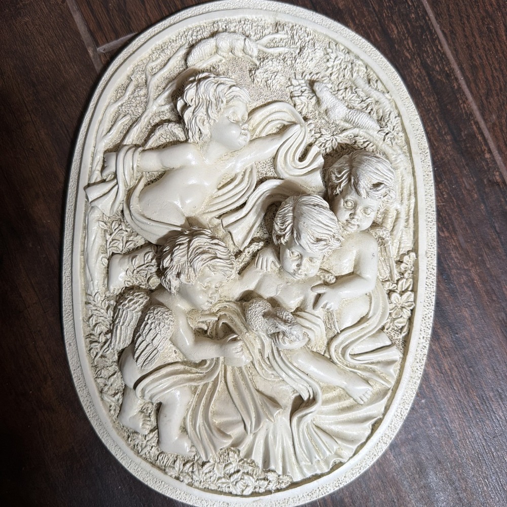 Any Angel Cherubs "Animals In Forest" Hanging Wall Art